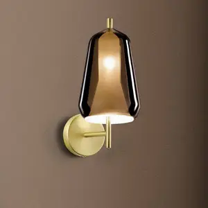 miloox by Sforzin Applique murale X-Ray, bronze/doré, hauteur 29 cm, v... pas cher