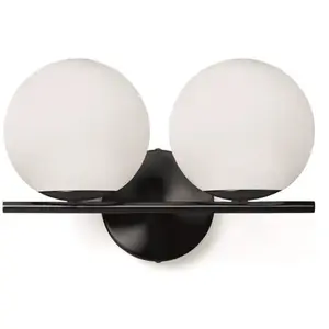 Sforzin Applique Jugen, noire, à deux lampesVendu pararchiproducts