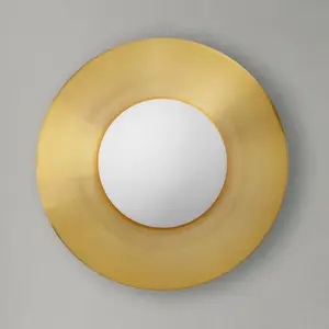 miloox by Sforzin Applique Hat en verre avec assiette en métal pas cher
