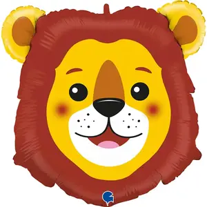Comparateur de prix : Safari Ballon Aluminium 74 cm - tete de lion