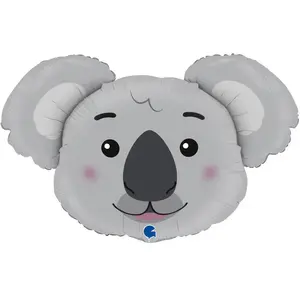 Comparateur de prix : BALLON ALUMINIUM FORME TÊTE DE KOALA 94CM