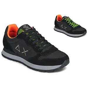 Chaussures SUN68 Tom Fluo noir gris orange fluorescent vert néon - 44 pas cher