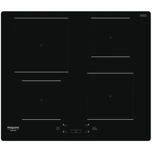 Table induction HOTPOINT HQ2260SNE 4 foyers noir pas cher