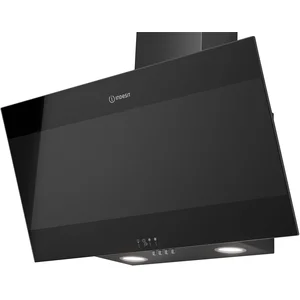 Indesit - hotte décorative inclinée 80cm 647m3h verrenoir ihvp83flmk - pas cher