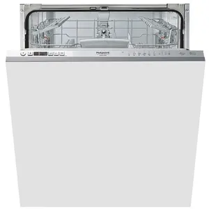 Lave-vaisselle 60cm 14 couverts 41db tout intégrable Hotpoint HIO3T141W pas cher