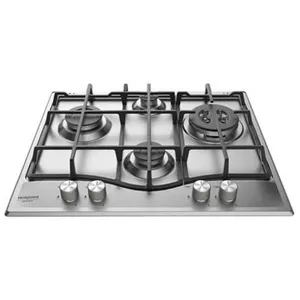 Comparateur de prix : Plaque de cuisson Gaz - HOTPOINT - 4 foyers - L 60 x P51 cm - PNN 641 IX