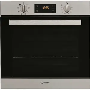 Comparateur de prix : Indesit four intégrable multifonction 66l 56cm a pyrolyse inox - ifw6540pix