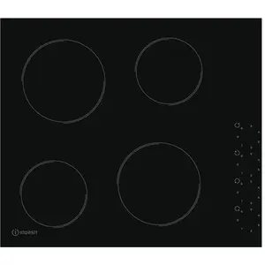 Plaque Vitrocéramique 4 Zones RI 860 C Indesit Noir pas cher