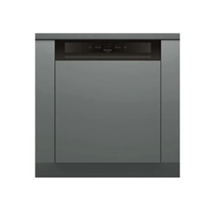 Lave-vaisselle encastrable noir 14 couverts hotpoint ariston hbc2b+26b pas cher