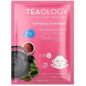 Comparateur de prix : Teaology Face And Neck peach tea hyaluronic mask 21 ml