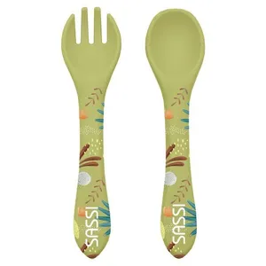Sassi Couverts En Silicone Cracky Le Dinosaure pas cher