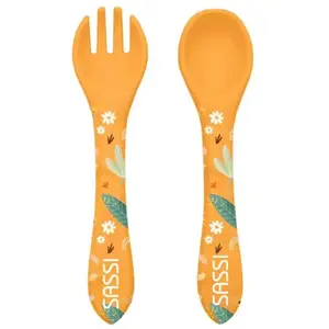 Sassi junior Couverts En Silicone Chompy Le Lion