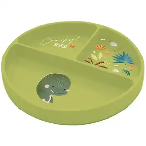 Comparateur de prix : Sassi Assiette En Silicone Cracky Le Dinosaure