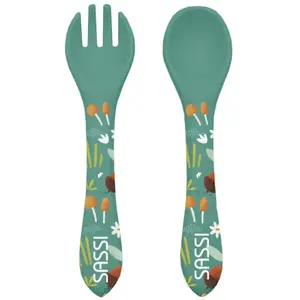 Sassi junior Couverts En Silicone Crunchy Le Renard pas cher