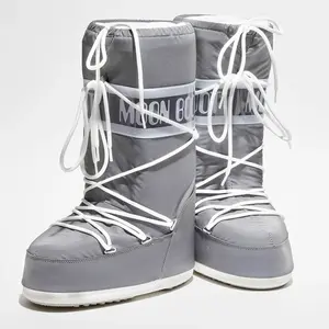 Moon Boot - Bottes Après-ski Classic argentées T.23/26Vendu parsmallable