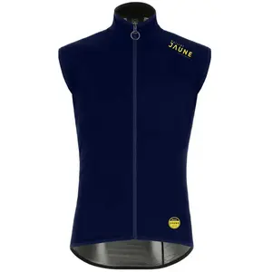 Gilet coupe-vent Santini Le Maillot Jaune Allez bleu marine - S pas cher
