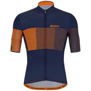 Santini Maillot à Manches Courtes Tono Freccia XS pas cher