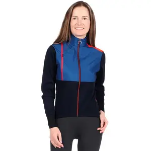Veste Santini Vega Absolute bleu marine femme - Coupe Slim - S pas cher