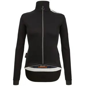 Veste Santini Vega Multi Hood noir blanc femme - Coupe Slim - XS pas cher