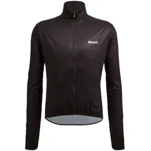 Veste fine coupe-vent Santini Nebula noir - Coupe Classic - L pas cher