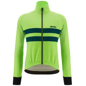 Veste Santini Colore Halo vert fluo turquoise - Coupe Classic - M pas cher