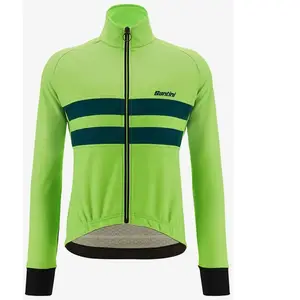 Veste Santini Colore Halo vert fluo turquoise - Coupe Classic - S pas cher