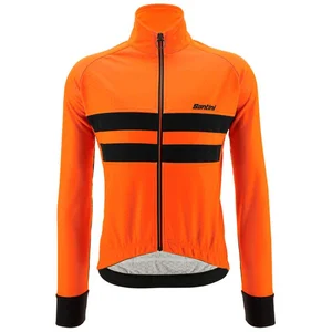 Veste Santini Colore Halo orange fluo noir - Coupe Classic - XS pas cher