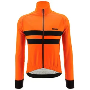 Comparateur de prix : Veste Santini Colore Halo orange fluo noir - Coupe Classic - S
