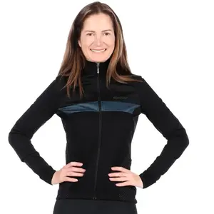 Veste Santini Coral Bengal noir turquoise femme - Coupe Slim - S pas cher
