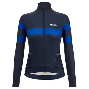 Maillot Santini Coral Bengal manche longue noir turquoise femme - Coupe Slim - XXL pas cher