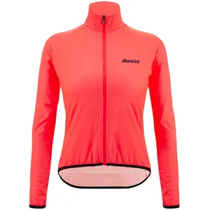 Veste fine coupe-vent Santini Nebula rose femme - Coupe Classic - M pas cher