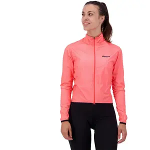Veste fine coupe-vent Santini Nebula rose femme - Coupe Classic - L pas cher