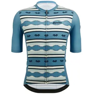 Santini Maillot à Manches Courtes Pendelton pas cher