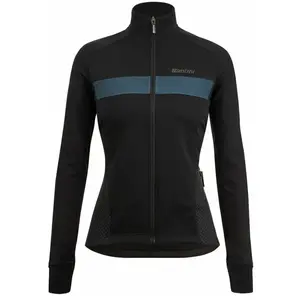Veste Santini Coral Bengal noir turquoise femme - Coupe Slim - M pas cher