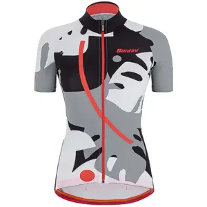 Santini Maillot à Manches Courtes Giada Maui XS pas cher