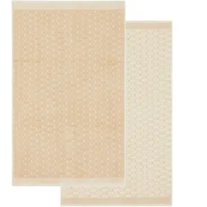 K3 - Serviette de bain Jima crème 70x115 cm