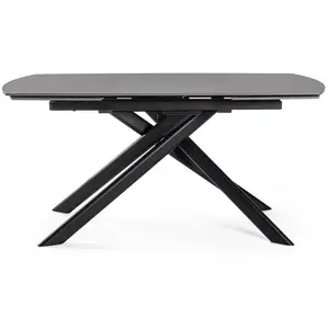 Comparateur de prix : BIZZOTTO Table De Salle À Manger Table Joakim Noire 160-240x90