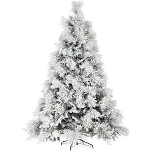 Bizzotto Sapin de Noël enneigé, 180 cm de haut, avec 808 branches en PE+PVC pas cher