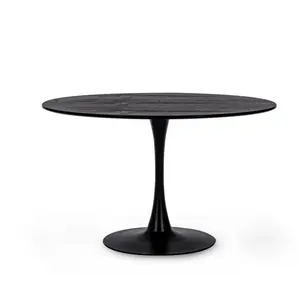 Comparateur de prix : BIZZOTTO SALON Table de salle à manger Table BLOOM Noir D120