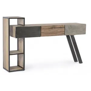 Comparateur de prix : BIZZOTTO Console Console Manchester Bois , Acier Et Ciment