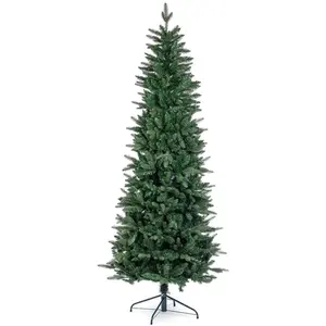 Bizzotto Sapin de Noël mince h210 branches 1432 en PE/PVC pas cher