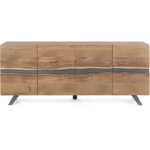 BIZZOTTO CONCEPT1 Aron acacia 4P 198 x 43 x h85 cm ARON-0745493-4P pas cher