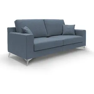 Divani.store Michael Canapé - Bleu pas cher