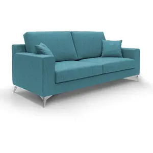 Divani.store Michael Canapé T03 - Bleu ciel pas cher