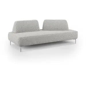 Divani.store Newton Canapé modulable - Gris pas cher