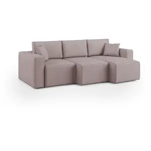 Divani.store Morfeo Canapé T02 - Rose pas cher