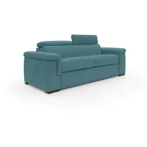 Comparateur de prix : Divani.store Giunone Canapé convertible T02 200 cm - Bleu ciel
