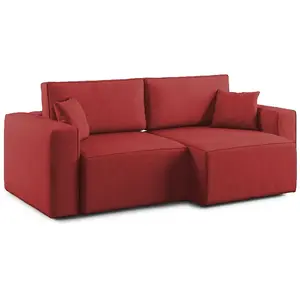 Divani.store Morfeo Canapé - Rouge pas cher
