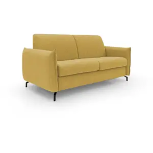Divani.store Scarlet T19 215 cm Jaune pas cher