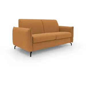 Divani.store Scarlet Canapé lit - Orange pas cher